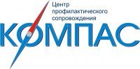 Логотип компании КОМПАС, центр профилактического сопровождения