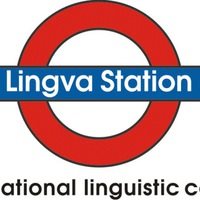 Логотип компании Lingva Station, центр иностранных языков